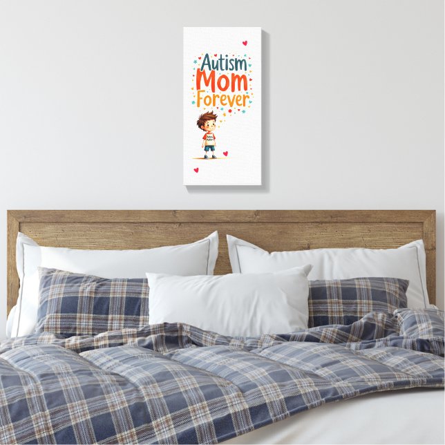 Toile L'autisme compte  (Insitu(Chambre))