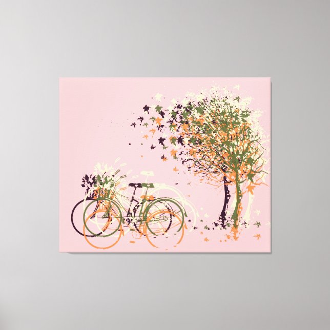 Toile L'automne laisse les arbres #2 (Recto)