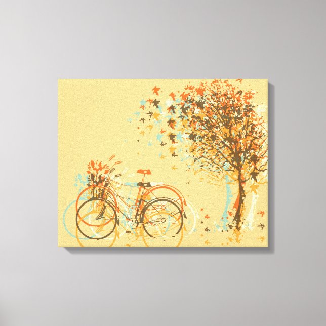 Toile L'automne laisse les arbres #4 (Recto)