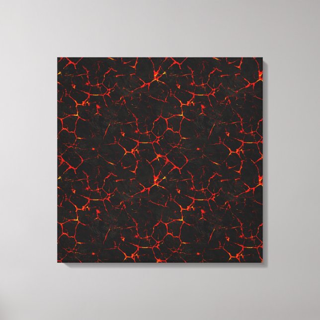 Toile Lave chaude tombante (Recto)