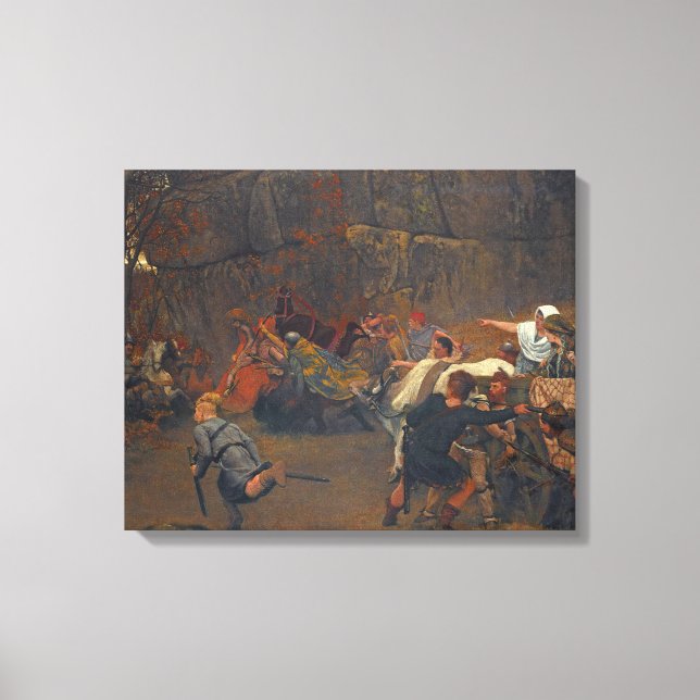 Toile Lawrence Alma-Tadema - Gunthram Bose Et Ses (Recto)