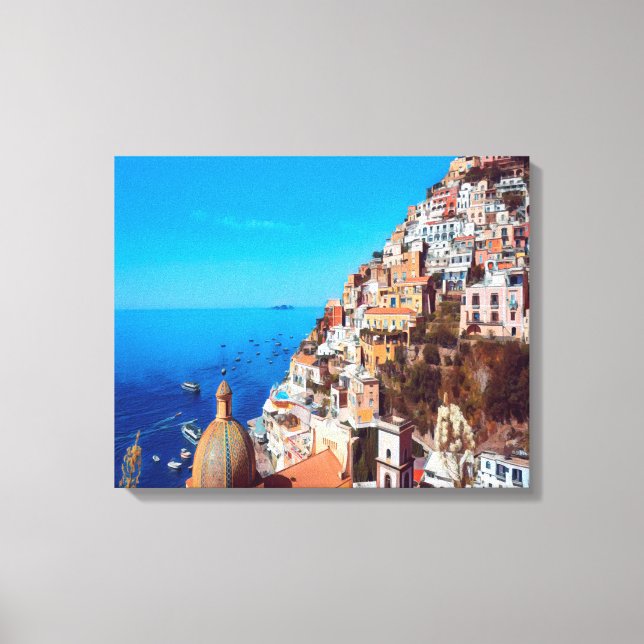 Toile ldp POSITANO - Côte d'Amalfi - Panorama (Recto)