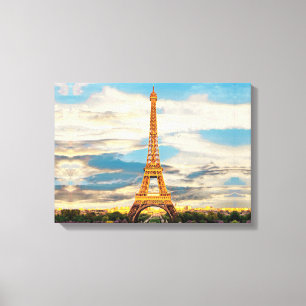 Toile ldp TOUR EIFFEL - Paris - vue