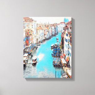 Toile ldp VENICE - Vue sur le Grand Canal du Rialto