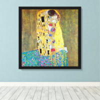 Le Baiser de Gustav Klimt, Art Nouveau vintage