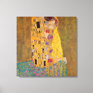 Toile Le baiser de Klimt