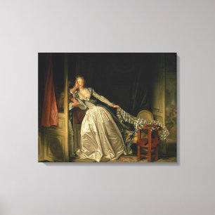 Toile Le Baiser volé par Jean-Honore Fragonard
