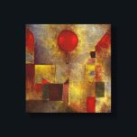 Toile Le "ballon rouge" de Paul Klee en tissu<br><div class="desc">Paul Klee ~ Peintre germano-suisse,  1879-1940 avec l'un de ses plus célèbres peintures "cubisme",  Le Balloon rouge.</div>