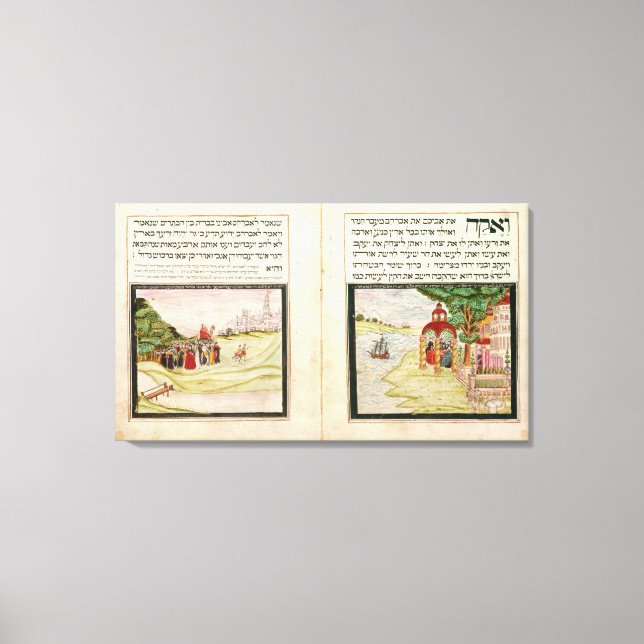 Toile Le Bannissement de Hagar et Ismaël (Recto)
