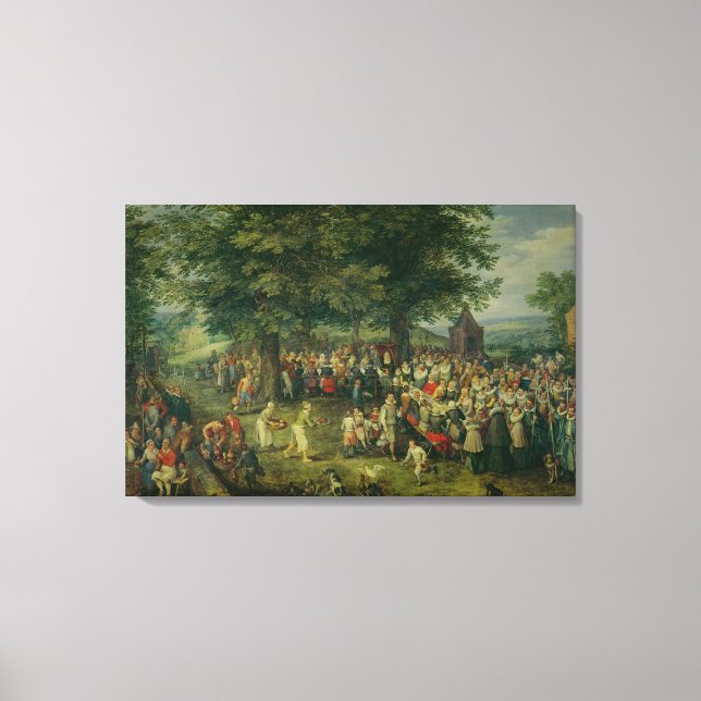 Toile Le banquet Mariage (Recto)