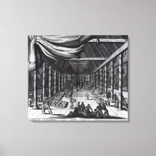 Toile Le banquet royal, illustration