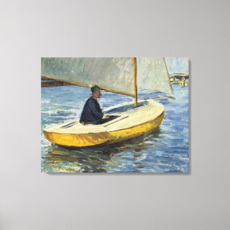 Toile Le Bateau Jaune, 1891 - Gustave Caillebotte