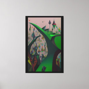 Toile Le Beanstalk - Ken Gage Art