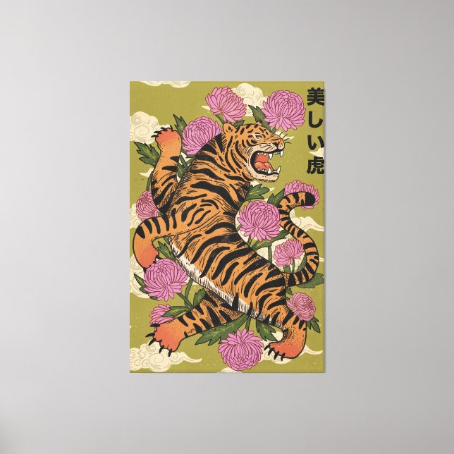 Toile Le beau tigre (Recto)