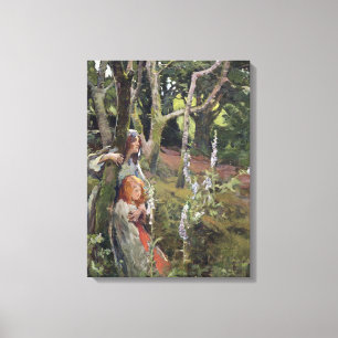 Toile Le bois enchanté (huile sur toile)
