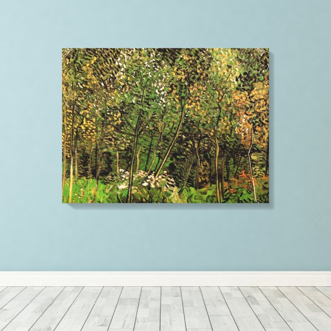 Toile Le bosquet par Vincent van Gogh (Insitu (Plancher de Bois))