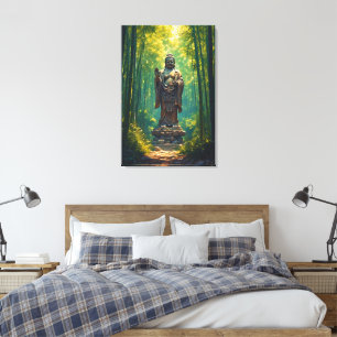 Toile Le Bouddha de la forêt