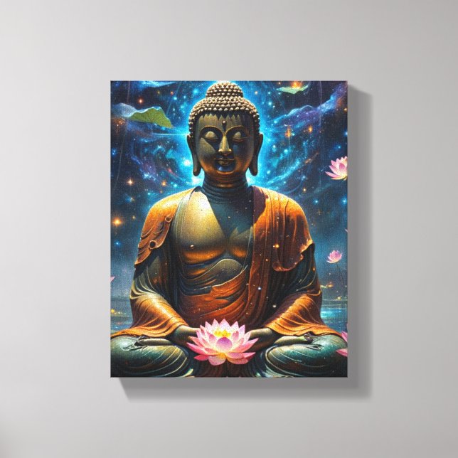 Toile Le Bouddha Maître Ascendant (Recto)