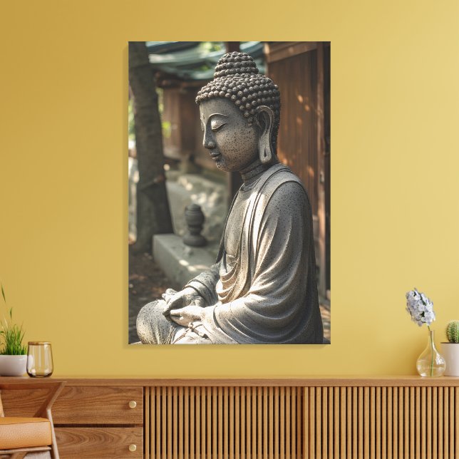 Toile Le Bouddha silencieux (Insitu(Salon))
