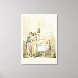 Toile Le Boulevard du Temple, de Tableau de