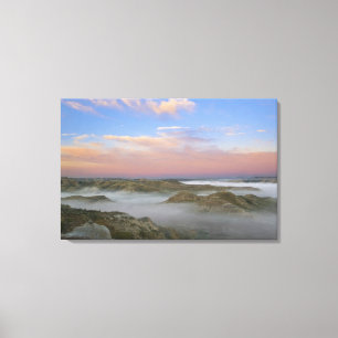 Toile Le brouillard de la rivière Little Missouri reste 