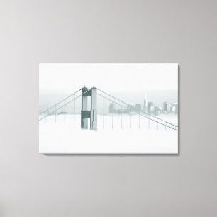 Toile Le brouillard envahit la baie de San Francisco 2
