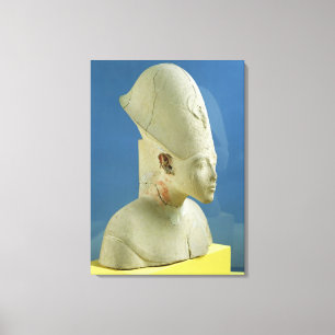 Toile Le buste d'Amenophis IV de indiquent EL-Amarna