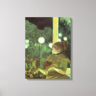 Toile Le Café Concert par Edgar Degas, Beaux-Arts Vintag
