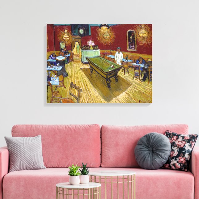 Toile Le Café de nuit | Van Gogh | (Insitu(Salon))