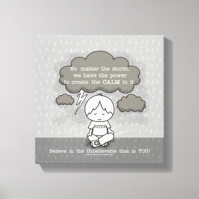 Toile Le calme dans la tempête (Recto)