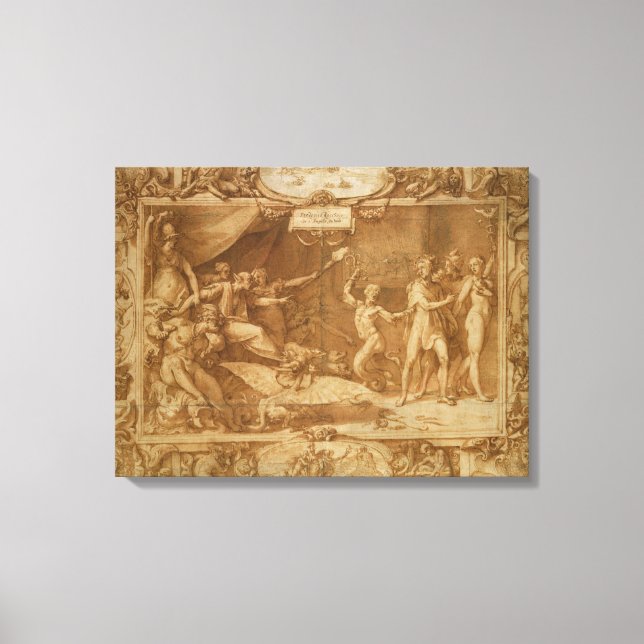 Toile Le Calumny d'Apelles, 1572 (Recto)