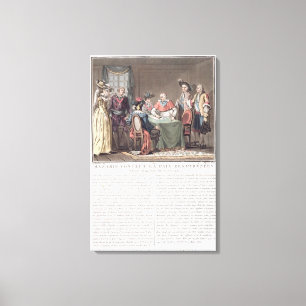 Toile Le cardinal Mazarin (1602-1661) conclut la Paix de