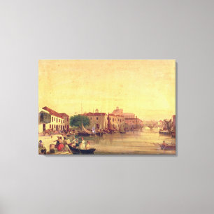 Toile Le carénage, Bridgetown, Barbade, c.1848