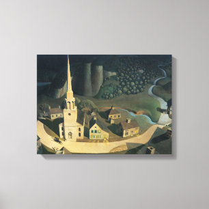 Toile Le Carrousel De Paul Revere Par Grant Wood