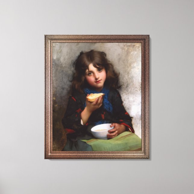 Toile Le Casse-Croûte par Léon-Jean-Basile Perrault (Recto)