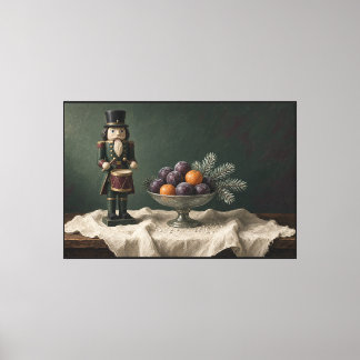 Toile Le Casse-Noisette Joueur de Tambour et Fruits Conf
