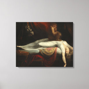 Toile Le cauchemar (par Henry Fuseli)
