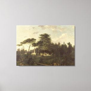 Toile Le Cèdre du Liban dans le Jardin des Plantes