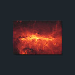 Toile Le centre de la Voie Lactée avec poussière<br><div class="desc">Le centre de la Voie Lactée avec la poussière est présenté avec galactique.</div>