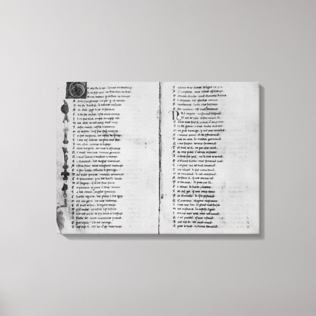 Toile Le chant de Roland' (Recto)