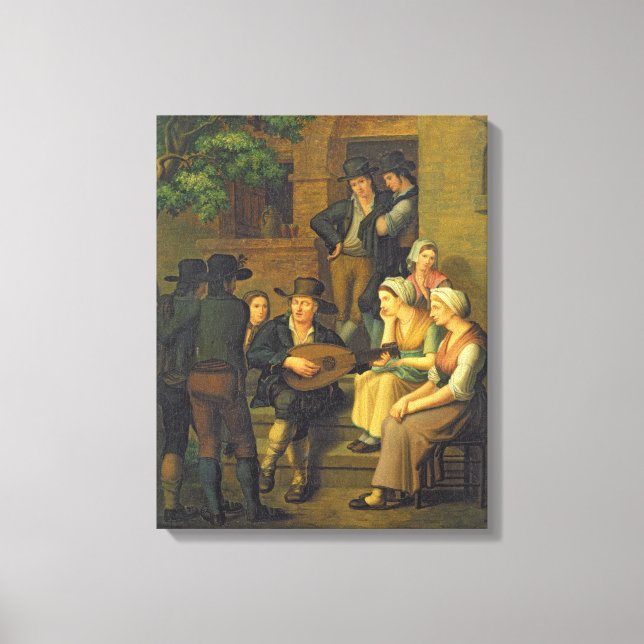 Toile Le chanteur aveugle, 1828 (Recto)