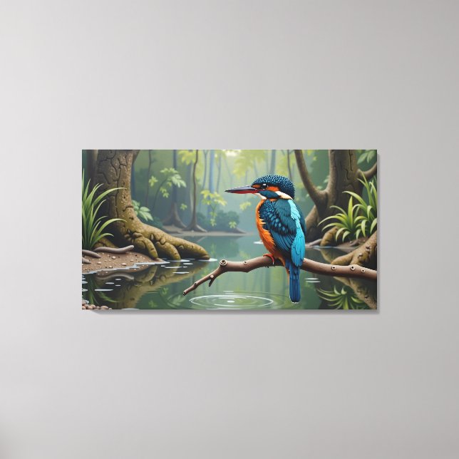 Toile Le Chasseur Silencieux (Recto)