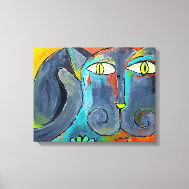 Toile Le chat d'Ali (Recto)