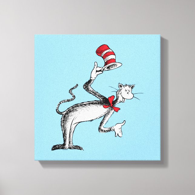 Toile Le Chat dans le Chapeau prend un bain de foule (Recto)
