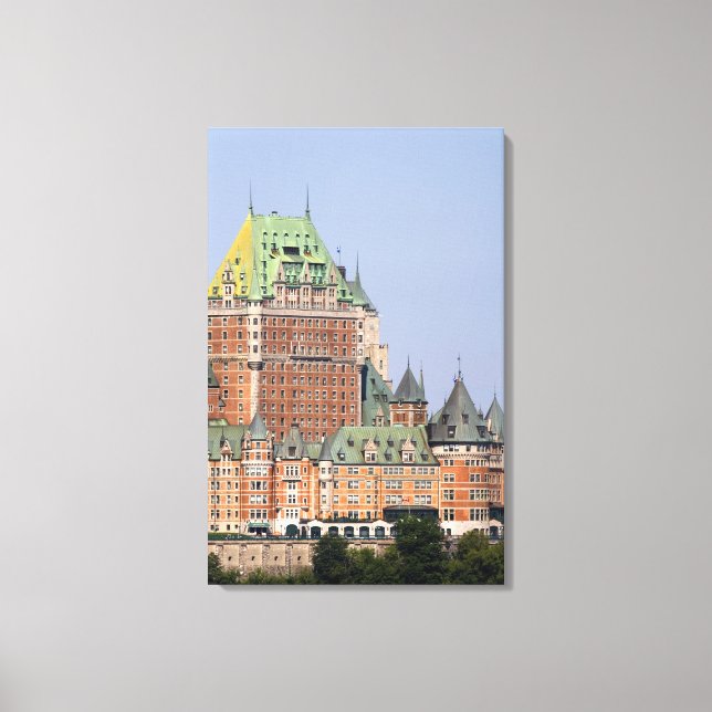 Toile Le Château Frontenac à Québec, Canada. (Recto)