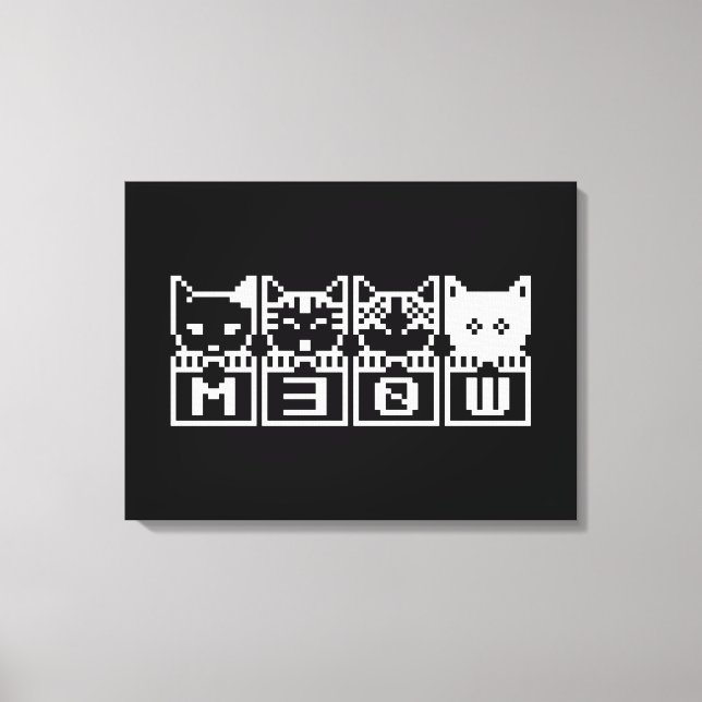 TOILE LE CHATS M30W 8 BITS (Recto)