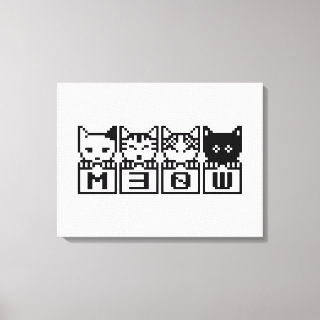 TOILE LE CHATS M30W 8 BITS (Recto)