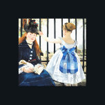 Toile Le Chemin de fer, célèbre peinture d'Edouard Manet<br><div class="desc">Le célèbre tableau d'Edouard Manet,  Le Chemin de fer</div>