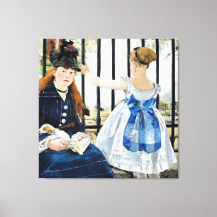 Toile Le Chemin de fer, célèbre peinture d'Edouard Manet