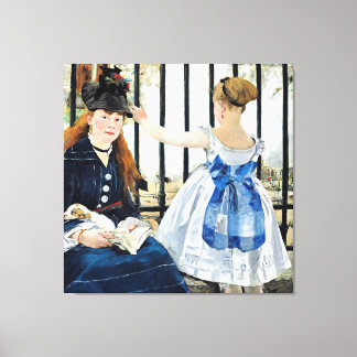 Toile Le Chemin de fer, célèbre peinture d'Edouard Manet